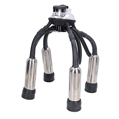 Melk -Clustermilki -Kuh Melk -Cluster Silikon Edelstahl Rostbrichtes Becher für Vakuumpumpen Milchmaschine Das Melken Wird SetMilking Claw Clustermilking -Maschine Hergestellt von CFTGIW