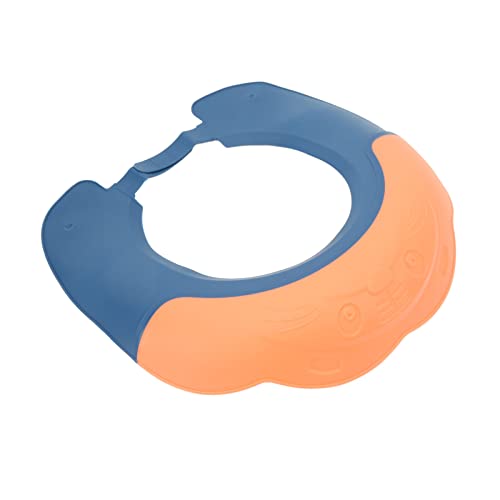 Waschen H Silicon Elastizität Widen B Dusche Grüne Waschen H Bad Shieldtoddler Wäsche Badewaschung Waschhut Dusche Shield Hut Diese Badhut Serviert a (Orangeblau) von CFTGIW