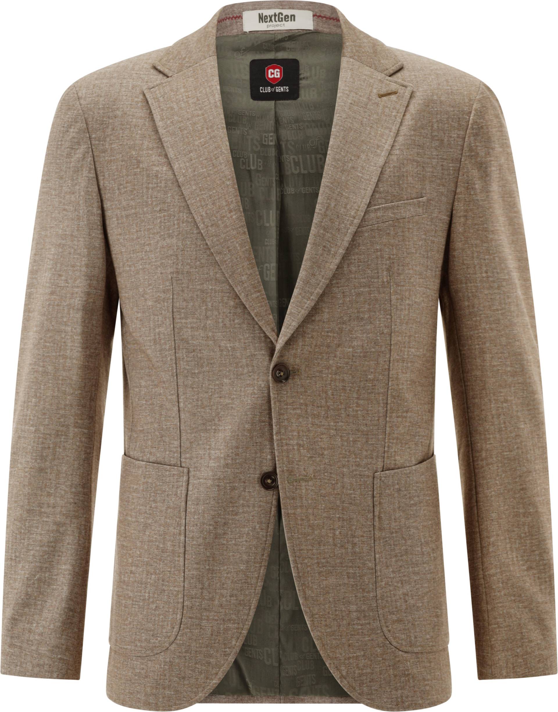 CG – CLUB of GENTS - CG Cuba-J GRS SV Sakko dunkelbeige - Gr. - 52 von CG – CLUB of GENTS