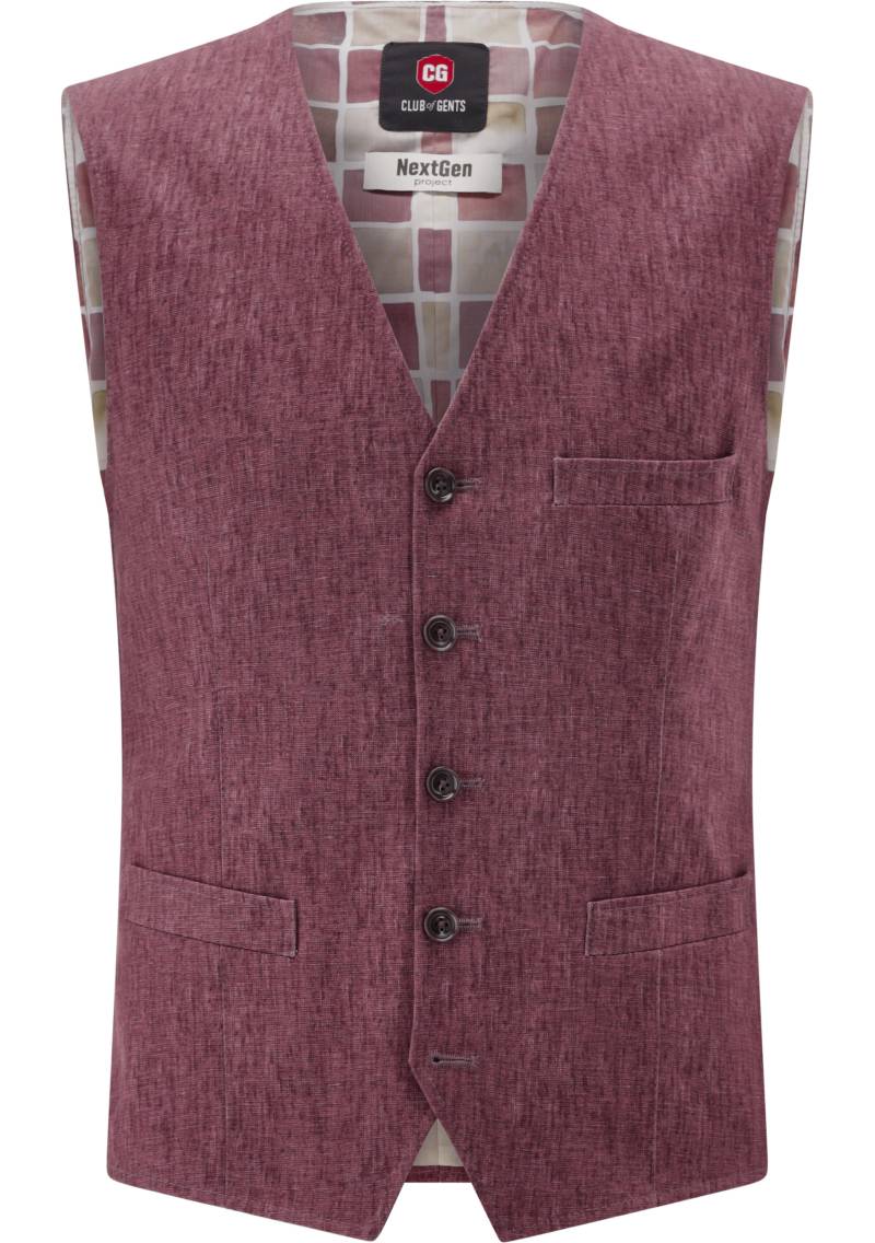 CG – CLUB of GENTS - CG Mosley-J-GRS Weste dunkelrot - Gr. - 48 von CG – CLUB of GENTS