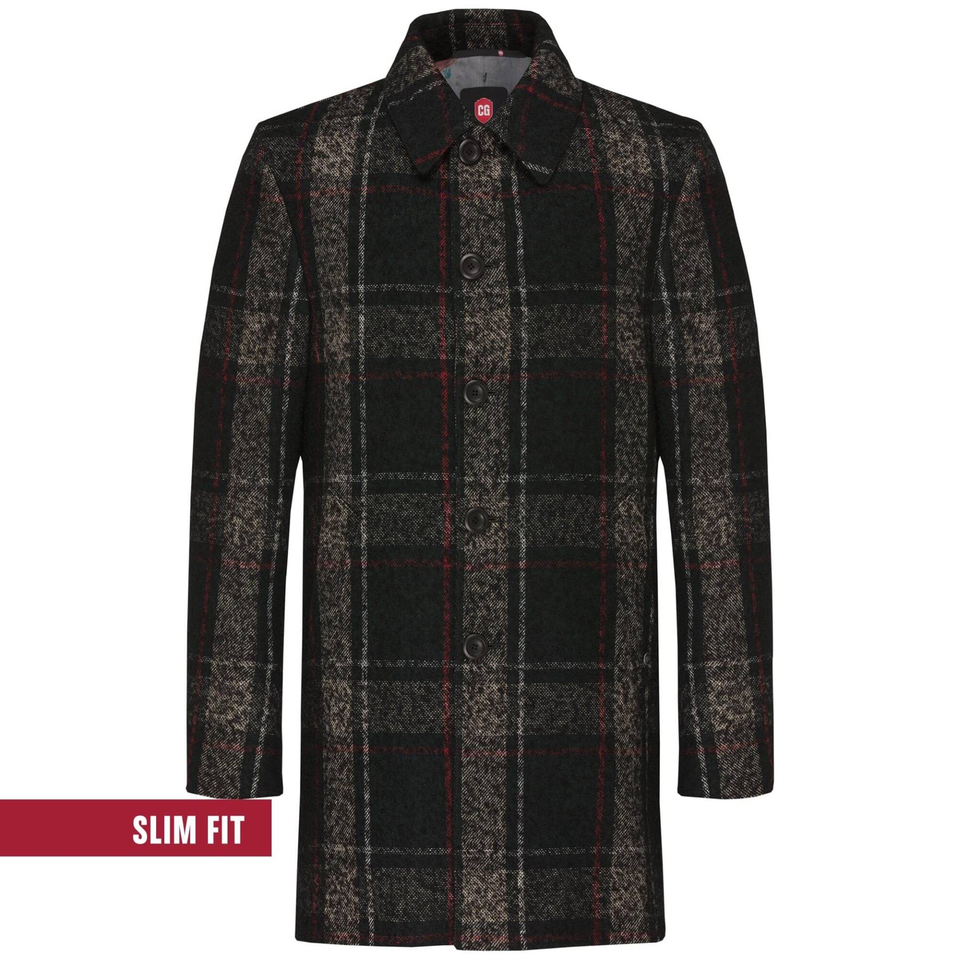 CG – CLUB of GENTS - Mantel/Coat CG Mino RS gruen dunkel - Gr. - 50 von CG – CLUB of GENTS