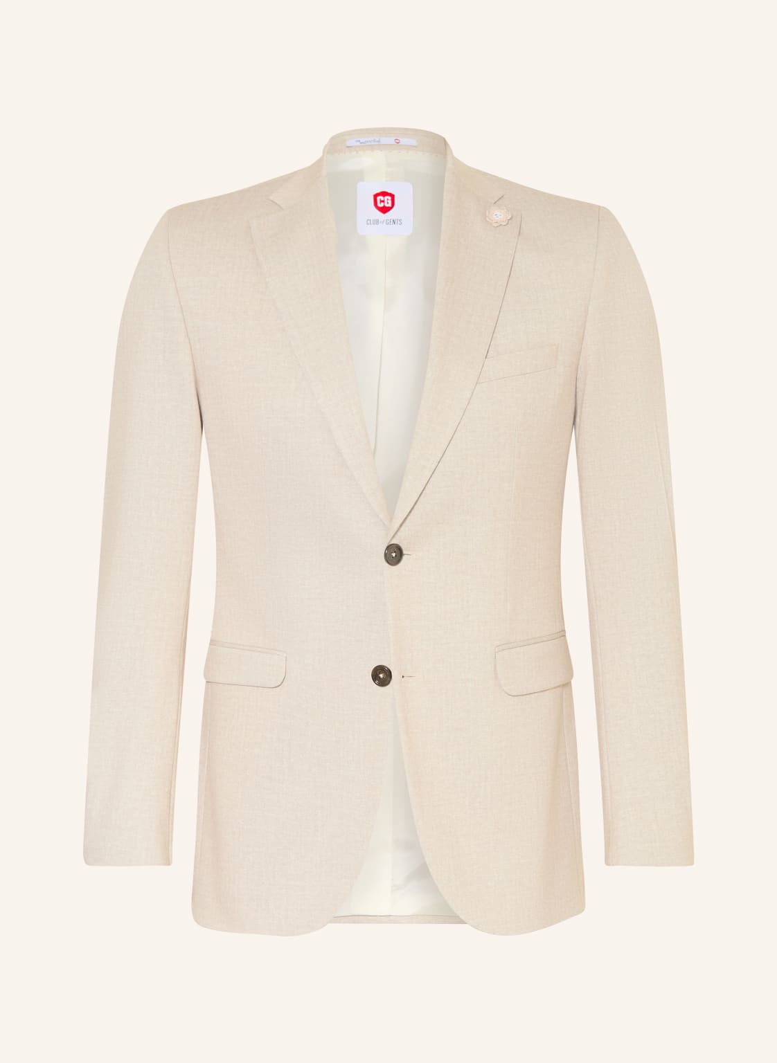 Cg - Club Of Gents Anzugsakko Cg Paul Slim Fit beige von CG - CLUB of GENTS