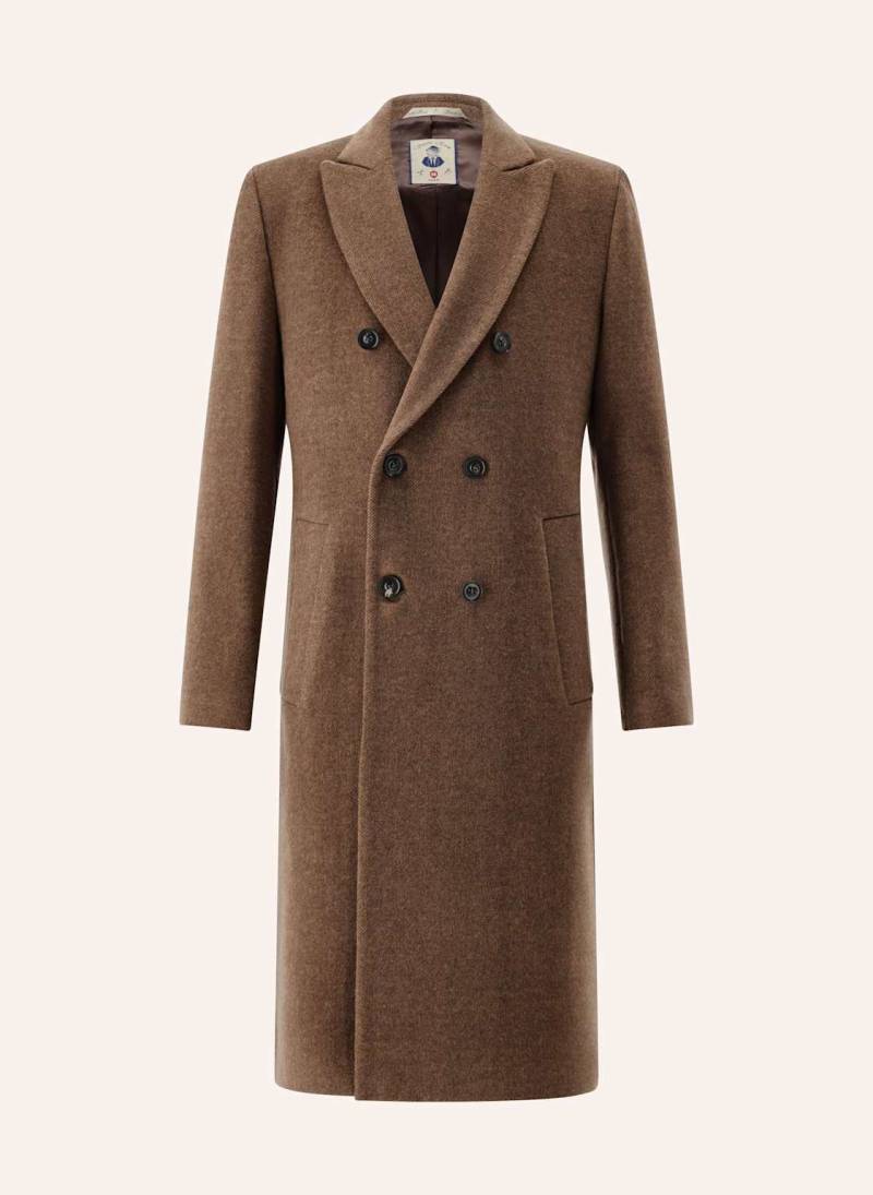 Cg - Club Of Gents Mantel Cg Malton Bv Slim Fit braun von CG - CLUB of GENTS