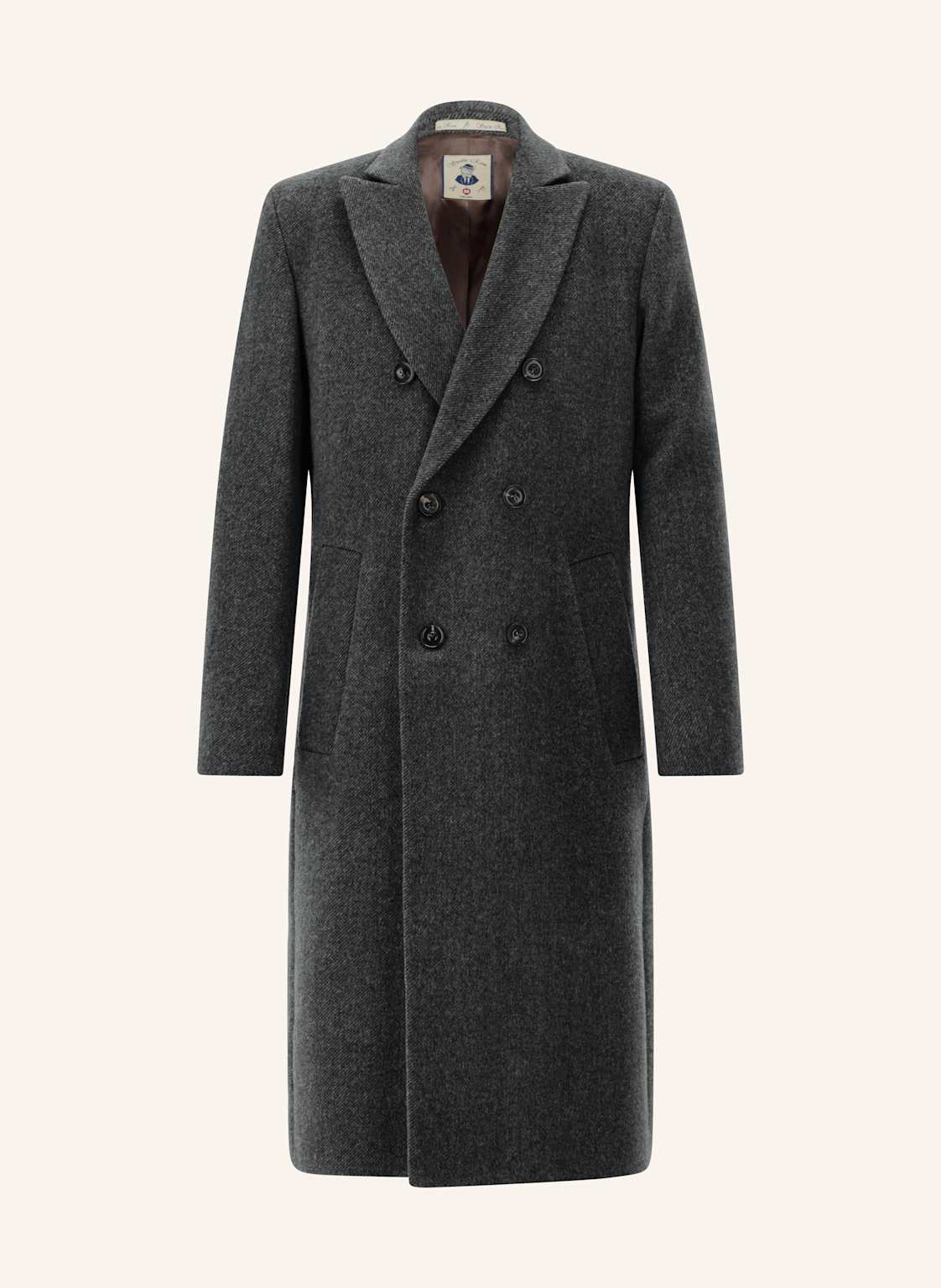 Cg - Club Of Gents Mantel Cg Malton Bv Slim Fit grau von CG - CLUB of GENTS