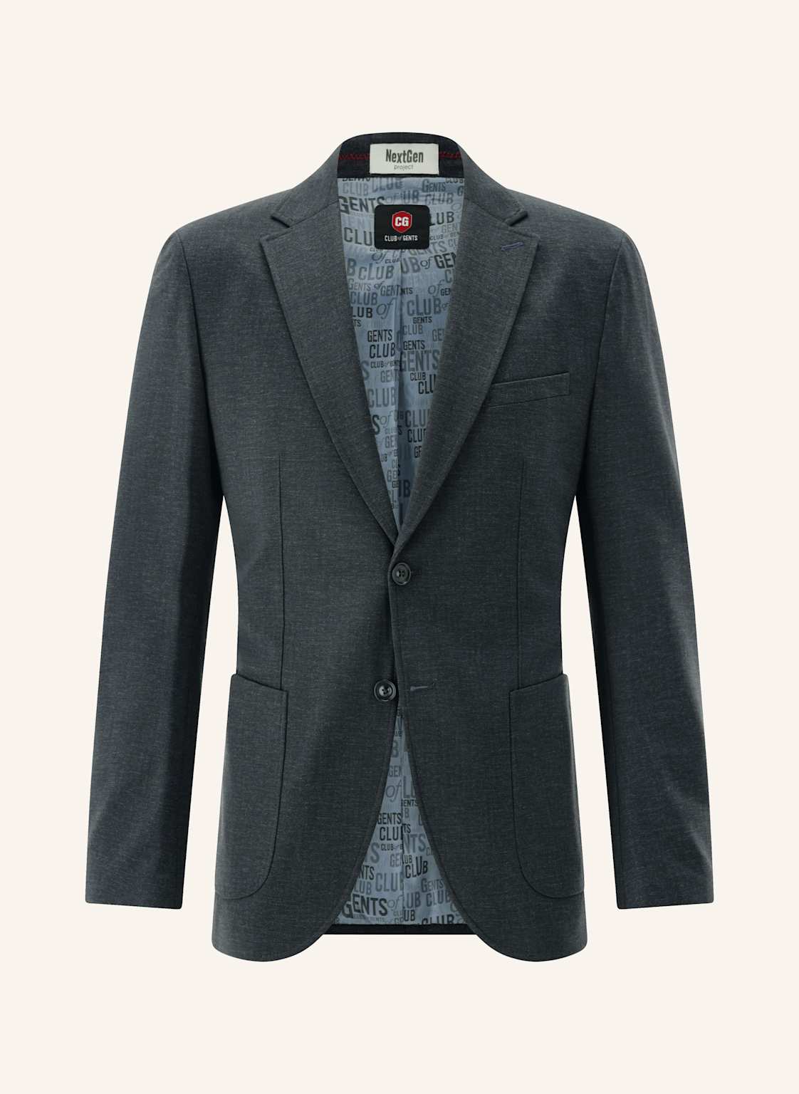 Cg - Club Of Gents Sakko Cg Cuba-J Grs Sv Slim Fit blau von CG - CLUB of GENTS