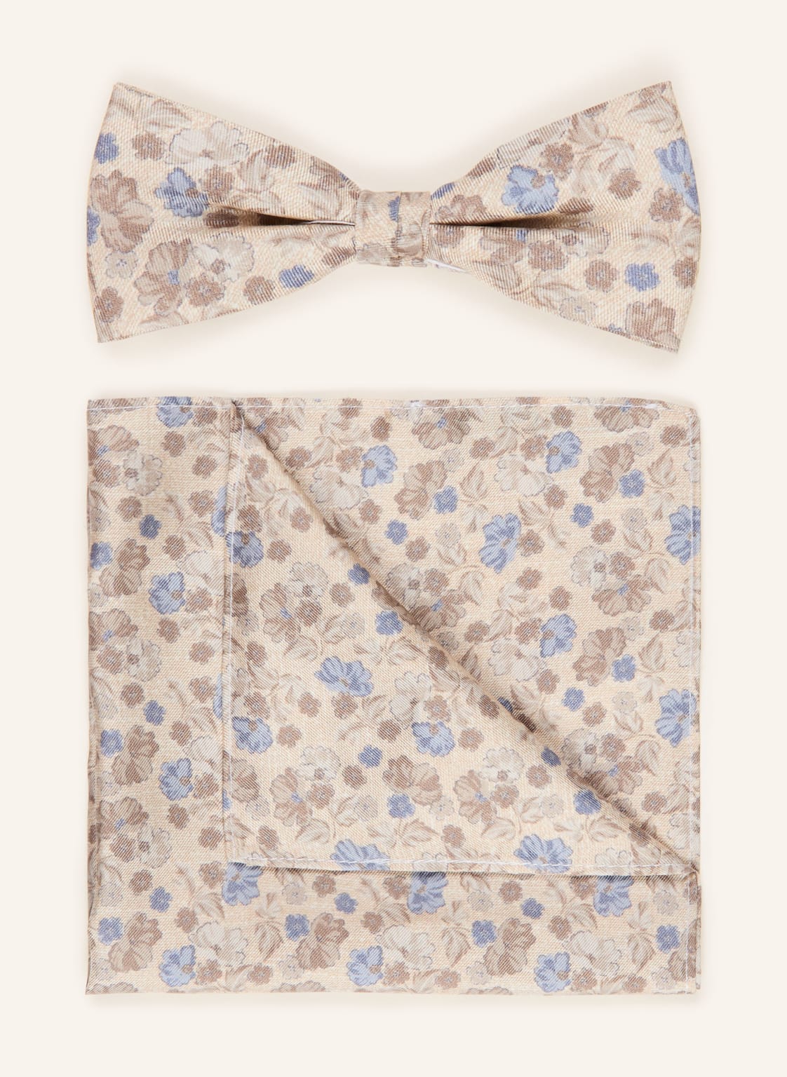 Cg - Club Of Gents Set: Fliege Und Einstecktuch beige von CG - CLUB of GENTS