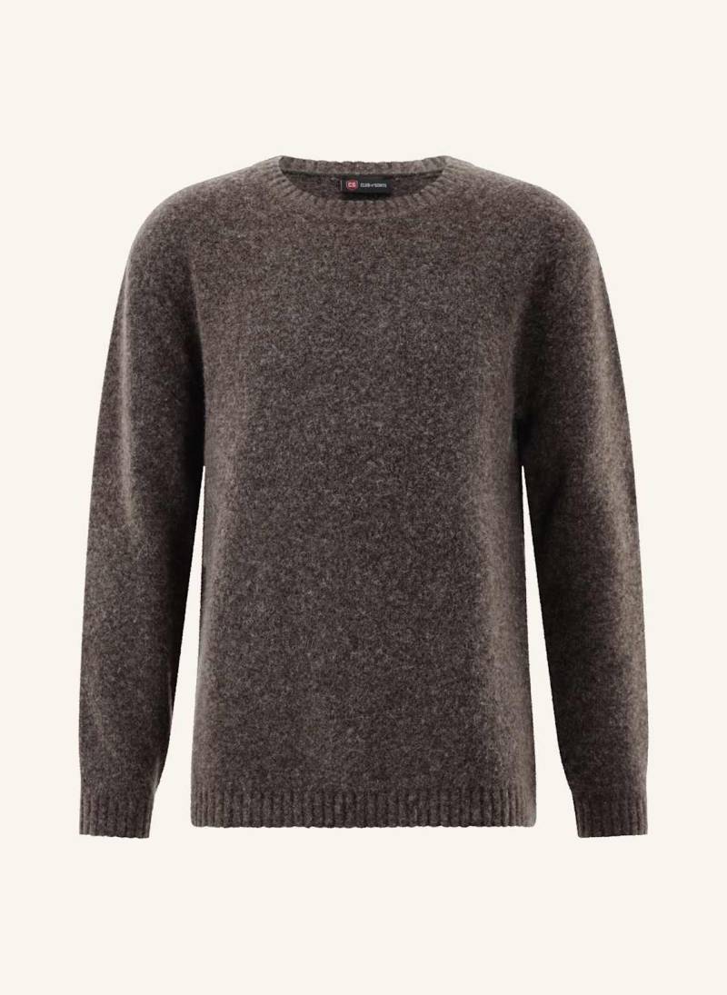 Cg - Club Of Gents Strick Cg Bennie Slim Fit braun von CG - CLUB of GENTS