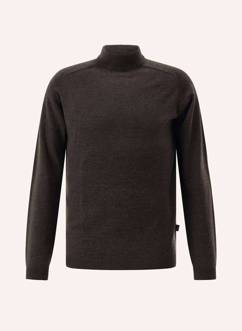 Cg - Club Of Gents Strick Cg Bertie Slim Fit braun von CG - CLUB of GENTS