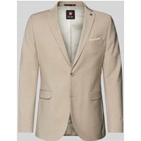 CG - Club of Gents 2-Knopf-Sakko mit Reverskragen Modell 'Caden' in Beige, Größe 94 von CG - Club of Gents