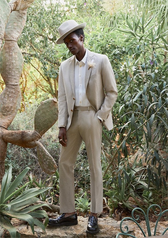 CG Club of Gents Anzughose Hose/Trousers CG Paco BRAUN HELL von CG Club of Gents