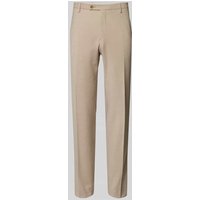 CG - Club of Gents Stoffhose mit Bundfalten Modell 'Cedric' in Beige, Größe 50 von CG - Club of Gents