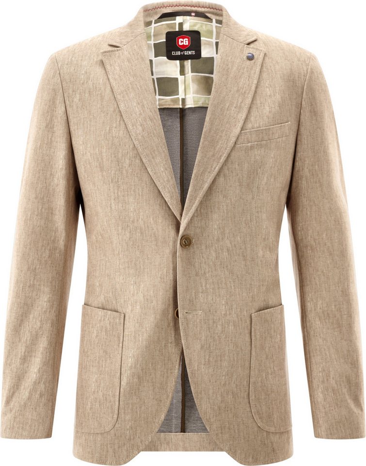 CG Club of Gents Anzugsakko Sakko/Jacket CG Carter-J-GRS BEIGE HELL von CG Club of Gents