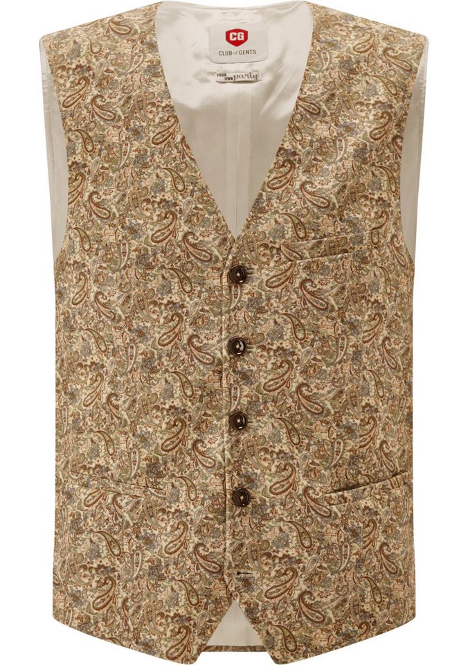 CG Club of Gents Anzugweste CG Plum-J von CG Club of Gents
