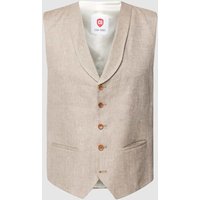CG - Club of Gents Anzugweste mit Allover-Muster Modell 'Paddy' in Beige, Größe 48 von CG - Club of Gents