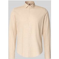 CG - Club of Gents Freizeithemd mit Knopfleiste Modell 'Harmon' in Offwhite, Größe XL von CG - Club of Gents
