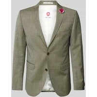 CG - Club of Gents Sakko mit floraler Applikation Modell 'Patrick' in Khaki, Größe 50 von CG - Club of Gents
