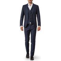 CG Herren Anzug blau gemustert Slim Fit von CG