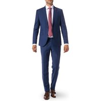 CG Herren Anzug blau Woll-Stretch Slim Fit von CG