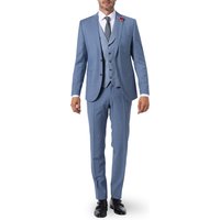 CG Herren Anzug blau Schurwolle Slim Fit von CG
