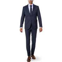 CG Herren Anzug blau Schurwoll-Stretch Slim Fit von CG