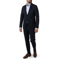 CG Herren Anzug blau Jersey meliert Slim Fit von CG