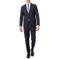 CG Herren Anzug blau Schurwoll-Stretch Slim Fit von CG