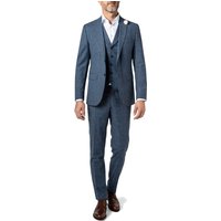 CG Herren Anzug blau meliert Slim Fit von CG