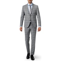CG Herren Anzug grau kariert Slim Fit von CG