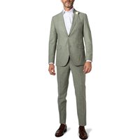 CG Herren Anzug grün meliert Slim Fit von CG