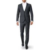 CG Herren Anzug schwarz meliert Slim Fit von CG