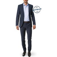 CG Herren Anzug blau Schurwoll-Stretch von CG