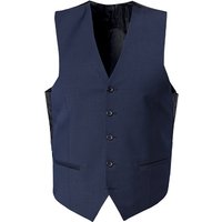 CG Herren Weste blau Schurwoll-Stretch von CG