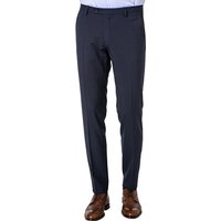 CG Herren Hose blau Schurwolle Slim Fit von CG