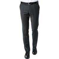 CG Herren Hose schwarz Schurwolle meliert Slim Fit von CG