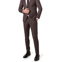 CG Herren Hose rot Schurwolle meliert Slim Fit von CG