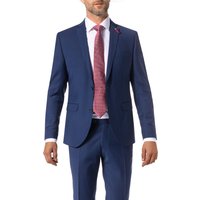 CG Herren Sakko blau Woll-Stretch Slim Fit von CG