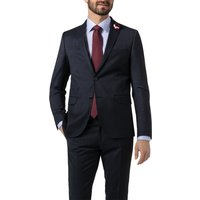 CG Herren Sakko blau Schurwoll-Stretch meliert Slim Fit von CG