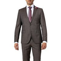 CG Herren Sakko braun Schurwolle meliert Slim Fit von CG