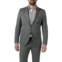 CG Herren Sakko grün Schurwoll-Stretch meliert Slim Fit von CG