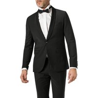 CG Herren Smokingsakko schwarz Wolle Slim Fit von CG