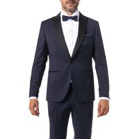 CG Herren Smoking-Sakko blau Schurwolle Slim Fit von CG