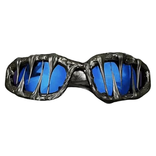 CGACCSD Coole Sonnenbrillen Damen | Halloween Brille Kostümzubehör | Mode Dunkel Stil UV400 Schutz Unisex Jugendliche Festival Disco von CGACCSD