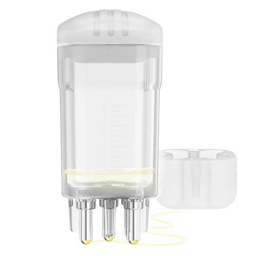 CGACCSD Haaröl-Applikator - Tragbarer Haaröl Spender Kamm Mit Massagefunktion Für Damen,Kleine Pflegeprodukte für Frauen Männer Jugendliche Familie von CGACCSD