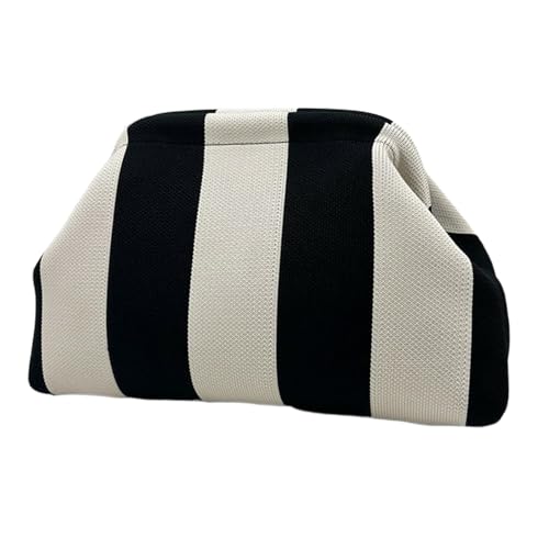 CGACCSD Häkel Clutch | Knödeltasche - Stilvolle Abendtasche Damen Sommer Urlaub Hochzeit von CGACCSD