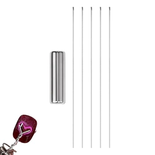 CGACCSD Nagelmagnet | Magnetische Herzklammern für Nägel, Schönheitspflegewerkzeug mit starkem Saugnapf in Herzform für Mädchen, Profis & Zuhause von CGACCSD