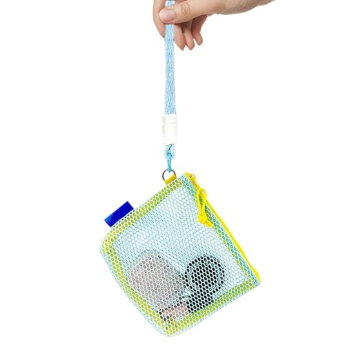 CGACCSD Reise Makeup Organizer - Reise Necessaire Tasche | Transparente Netz Tasche Für Wochenende Schwimmen Camping Hochzeitsreise Strandurlaub von CGACCSD
