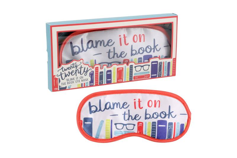 Cgb Giftware Twenty "Blame It On The Book' Augenmaske Aus 100% Baumwolle von CGBGiftware