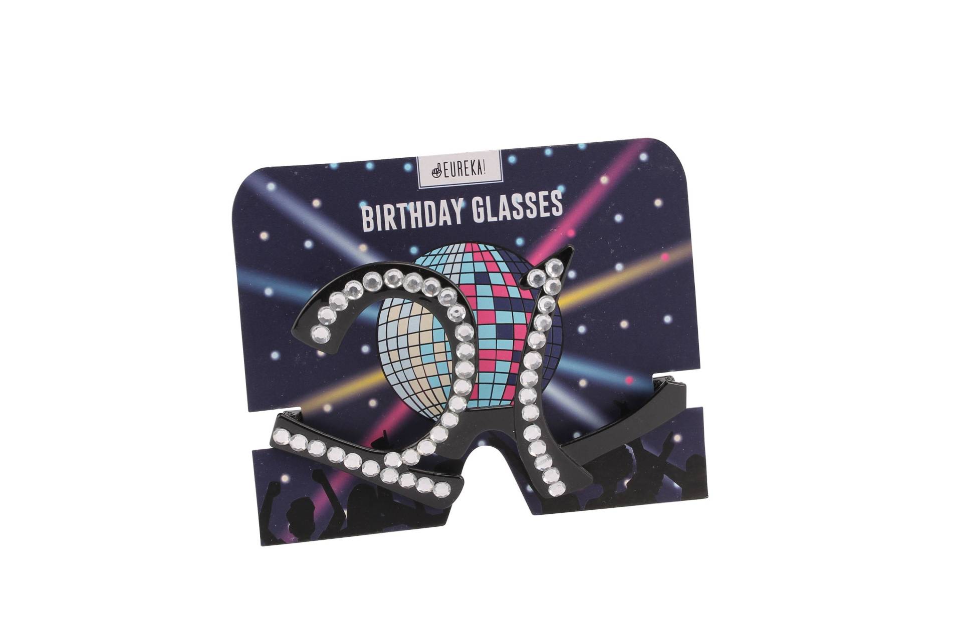 Schwarz Klar Kristall "21st' Geburtstag Gläser von CGBGiftware