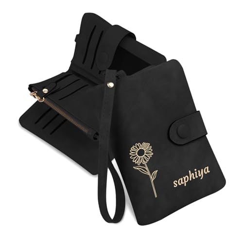 Geldbörse Damen-CGFN Kleines Portemonnaie Damen,Kleiner Geldbeutel Damen, klein portmonee Damen,Mini geldbörse Damen Leder mit viele fächer, Wallet for Women von CGFN