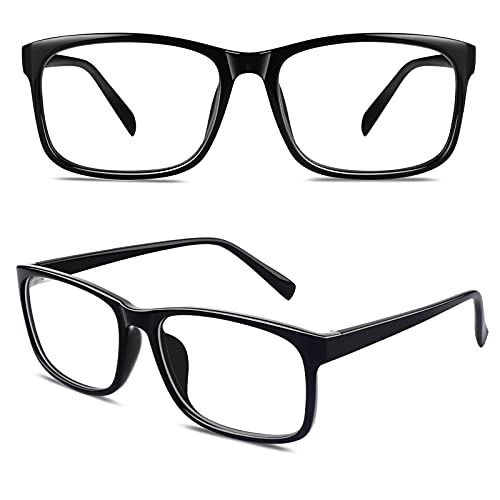 CGID CN12 Brille Extra Schmaler Rahmen! Slim Rechteck Nerd Clear Brille,Glänzend Schwarz CGID CN12 Brille Extra Schmaler Rahmen! Slim Rechteck Nerd Clear Brille,Glänzend Schwarz von CGID